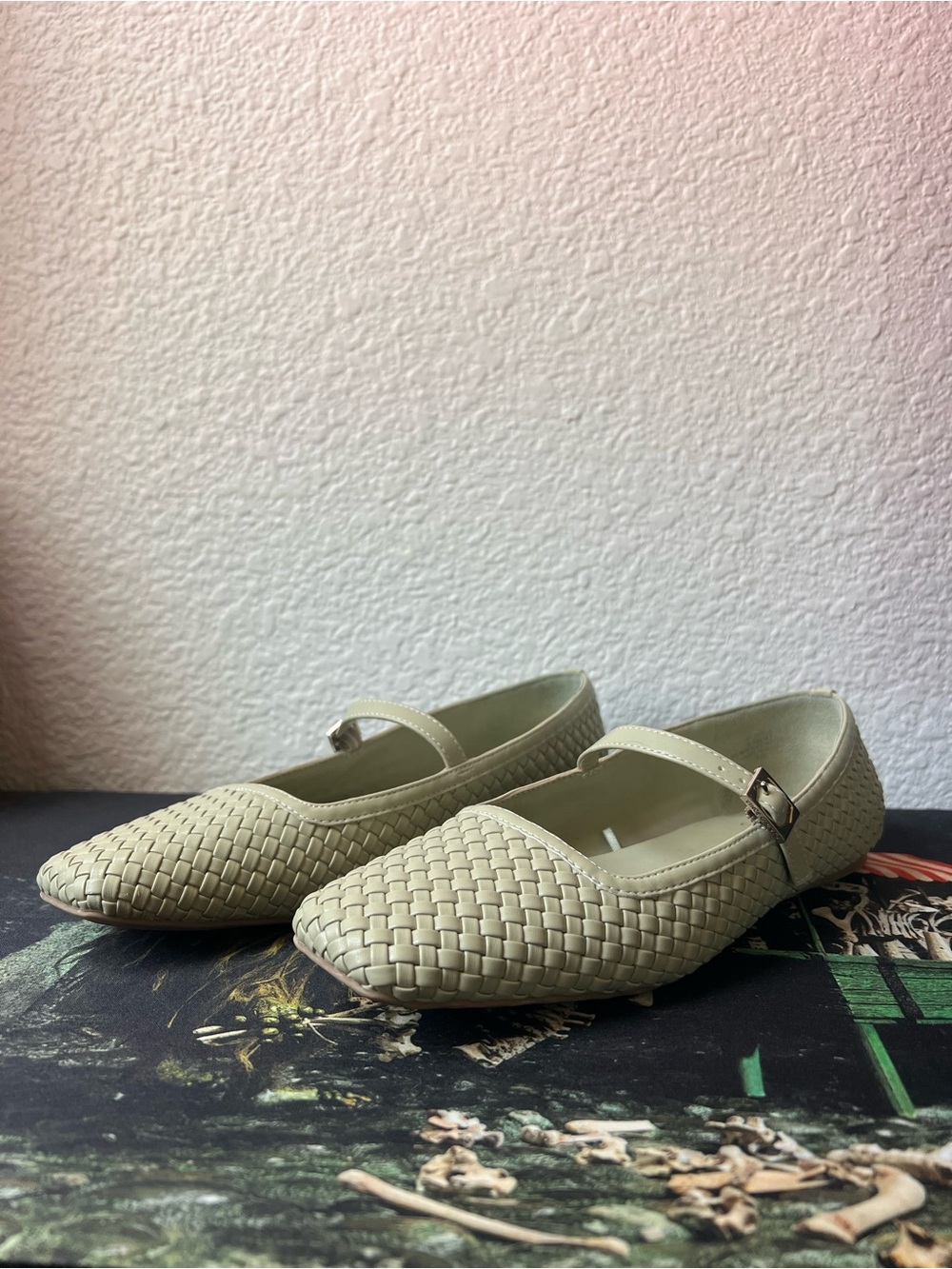 Vince Camuto Woven Mary Jane Flats